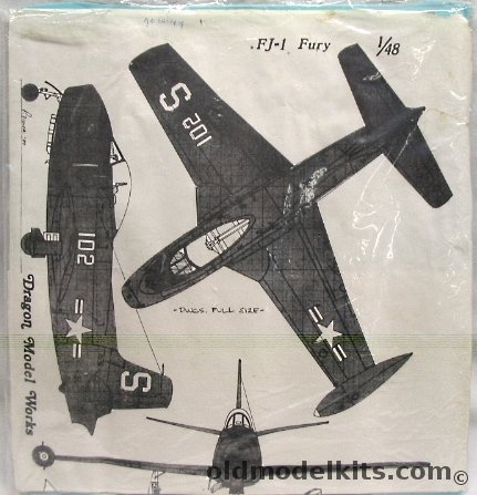 Dragon 1/48 FJ-1 Fury plastic model kit